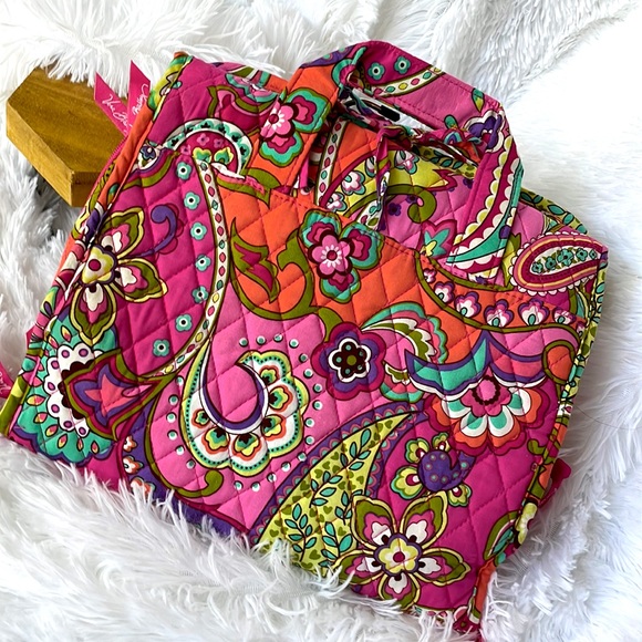 Vera Bradley Handbags - Vera Bradley RETIRED Travel Organizer Pink Swirls